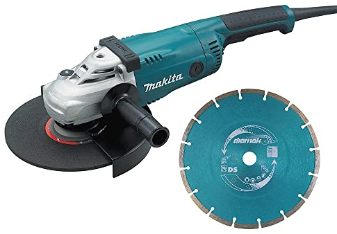 MAKITA GA9020KD 230mm Angle Grinder with Case and Diamond Wheel 240V
