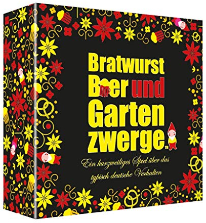 Kylskapspoesi Bratwurst, Bier und Gartenzwerge, 145 mm x 145 mm x 45 mm