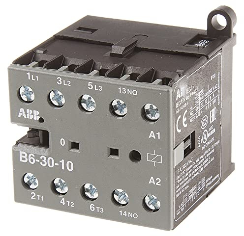 ABB B6 B Leistungsschütz / 110 V ac Spule, 3 -polig 3 Schließer, 690 V ac / 9 A