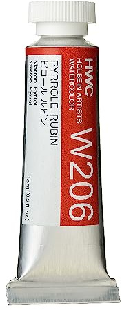 Holbein Artists Watercolor Pyrrole Rubin 15ml