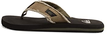 Quiksilver Monkey Abyss M Sndl Xgkc, Tongs homme, Vert (Green/black/brown), 45