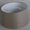 QAZQA Leinen Taupe Leinen Lampenschirm 45 cm,