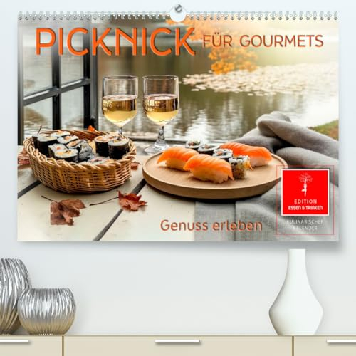Picknick für Gourmets - Genuss erleben (hochwertiger Premium Wandkalender 2025 DIN A2 quer), Kunstdruck in Hochglanz