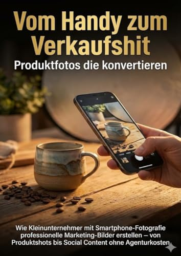 Vom Handy zum Verkaufshit: Produktfotos die konvertieren: Wie Kleinunternehmer mit Smartphone-Fotografie professionelle Marketing-Bilder erstellen – ... bis Social Content ohne Agenturkosten