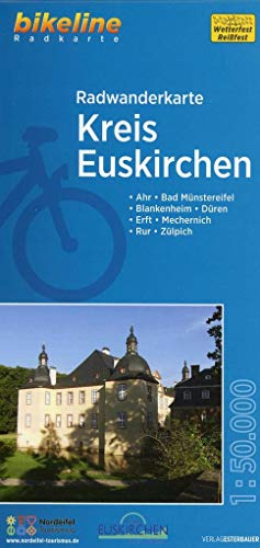 Bikeline Radkarte Kreis Euskirchen, 1 : 50 000, Bad Münstereifel - Düren - Eschweiler - Mechernich - Nettersheim - Monschau - Stolberg - Zülpich, GPS-tauglich mit UTM-Netz