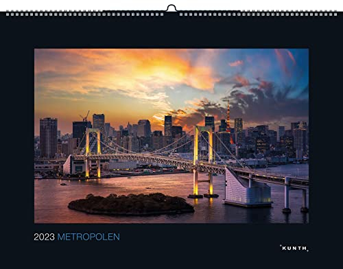 Metropolen 2023 (KUNTH Wandkalender Black Edition 60 x 45 cm)