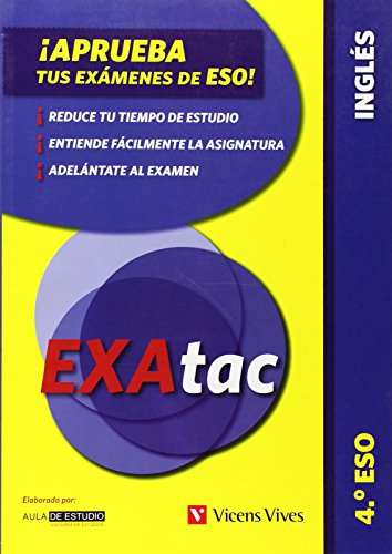Exatac 4 ESO. Inglés (Exatac. Castellano) - 9788468209913