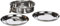 Ibili 720620 Boîte alimentaire avec 2 plats Inox 20 cm