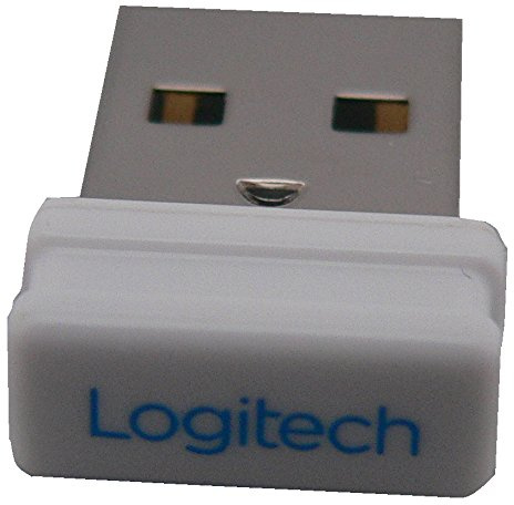 White Reciever for Logitech Z600 Speakers Genuine Original Replacement Wireless Dongle in Logitech Retail Packaging with Reconnect Instructions
