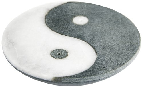 Berk ST-076 Räucher-Zubehör - Ying-Yang - Räucherstäbchenhalter aus Marmor