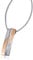 Goldmaid Damen-Halskette 925 Sterlingsilber rot vergoldet 7 weiße Zirkonia rosegold Schmuck