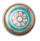 Noosa Amsterdam Chunk Maui Gold Tuerkis Knochen Metall Tuerkis