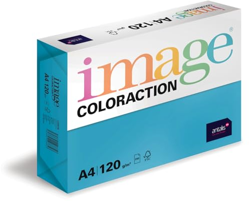Image Coloraction Lisbon - farbiges Kopierpapier - DIN A4, 210 x 297 mm, 120 g/m² - buntes, holzfreies Druckerpapier für Kopierer - 250 Blatt - Königsblau