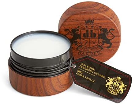 Dear Barber MENS STYLING FIBRE HAIR PASTE, Strong Long Lasting Hold, Shapes and Sculpts Hair, Suitable for All Hair Types 100ml