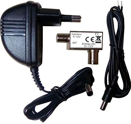 360008 Alimentation 5-12 V pour Antenne TV TNT