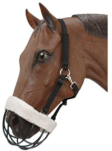 Tough-1 Freedom Maulkorb mit Nylon-Halfter – Pferd
