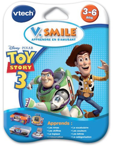 VTech - Cartouche de jeu V.Smile (Motion) Toy Story 3 - 84425