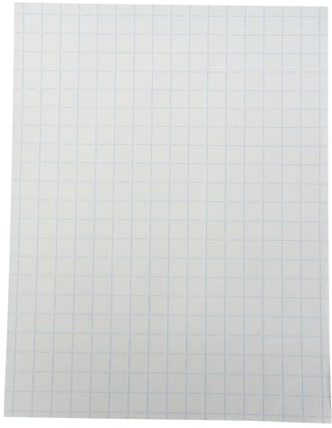 Schule smart 85279 doppelseitig Graph Papier mit 1/2 in Artikel – 8 1/5,1 x 27,9 cm – von 500 – Weiß