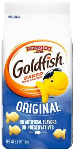 Pepperidge Farms Goldfish Saltine Baked Snack Crackers 187g