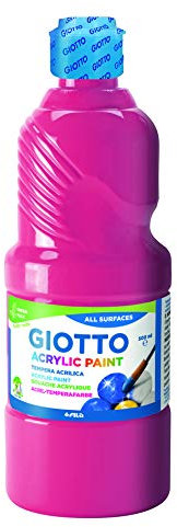Giotto 533710 Tempera Acrilica, 500 ml, Magenta