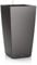 Lechuza 18184 - Maceta Cubico Premium Kit completo, color antracita metalizado (30 x 30 x 56)