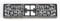 AutoStyle Synthetic license plate holder 'Click' 52x11cm Chrome