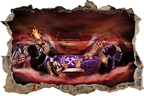 Ultras AUE, 3D Wandsticker Format: 92x62cm, Wanddekoration