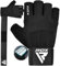 Authentische RDX Kuh haut leder Gewicht heben Gym Handschuhe K▒rper Fitness Gr. L
