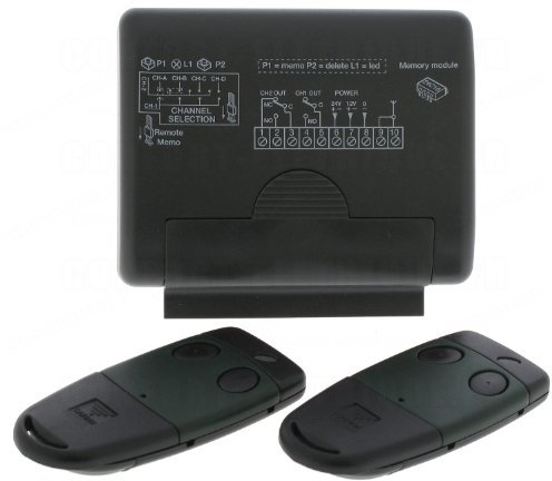 kit récepteur radio cardin rxm s449 fréquence 433.92 mhz 2 cx