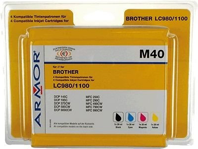 Armor B10145RE - ALT.Brother LC980/LC1100XL B/C/M/Y