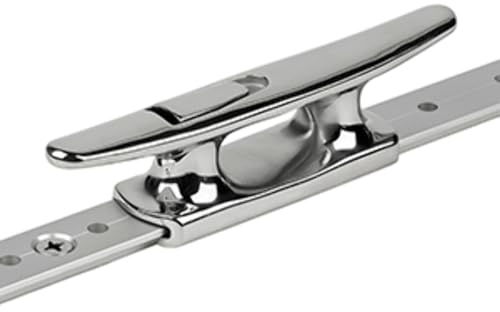 Schaefer Mid-Rail Chock and Cleat Mounts on 1 x 1/8-Inch T-Track fits Up to 1/2-Inch/13mm Line