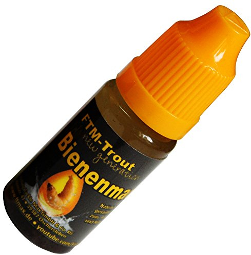 Fishing Tackle Max FTM Bienenmadenöl 10ml - Fischlockstoff zum Forellenangeln, Lockstoff zum Angeln auf Forelle, Forellenköder, Lockmittel für Fische