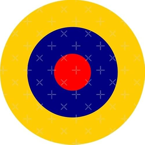 RAF Royal Airforce Art B1 Flugzeuge Rondell 10,2 cm (100 mm) Vinyl Aufkleber, Aufkleber