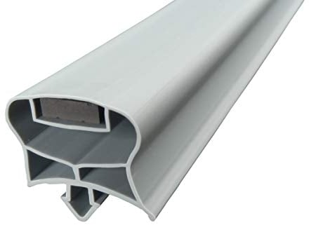 Magnetdichtung Profil groß KD03-2000mm inkl. Magnetband - Farbe: Grau (Kühlschrankdichtung)