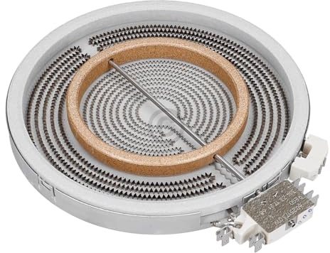 EGO 10.51213.034 HiLight-Strahlungsheizkörper, Zweikreis-Heizkörper 210mm, 2200/750 W passend wie Bosch/Siemens 356260