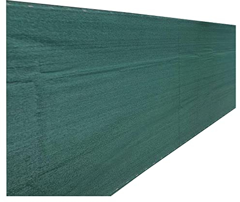 NOOR Zaunblende 1,2 x 5 m mit Befestigungs-Schnur I Zaunblende Sichtschutz, winddurchlässig I Zaunblende, vielfach anwendbar I Tennisblende/Gartenzaun-Blende/Schattier-Netz I Grün