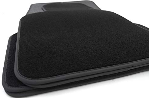 Fussmatten E60 E61 5er Autoteppich Original Premium Qualität Velours mit Nubuk 4-teilig
