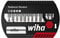Wiha Bit Set FlipSelector Standard 25 mm SIT (für Assy® und Pias-Schrauben) 13-tlg. 1/4 (39045), Bithalter, Set, Öffnen per Knopfdruck, schneller Bitwechsel, passt in die Hosentasche
