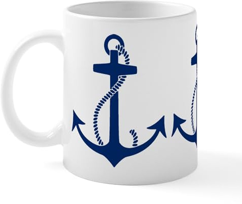 CafePress Anchor Mug 11 oz (325 ml) Ceramic Coffee Mug