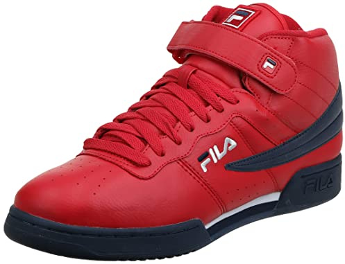 Fila Men's F-13 M Fashion-Sneakers, Fila Red/Fila Navy/White, 9.5