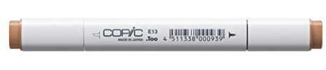 COPIC Classic Marker Typ E - 13, Light Suntan, professioneller Layoutmarker, mit einer breiten und einer feinen Spitze