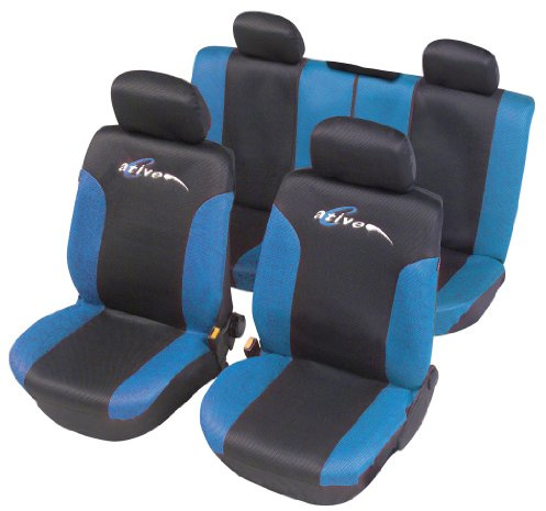 Unitec 84429 Sitzbezug Mesh Limited Edition Active, blau