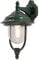 Konstsmide Parma 7222-600 Wandleuchte / B: 24cm T: 29cm H: 46cm / 1x75W / IP43 / lackiertes Aluminium / grün, Down