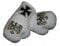 Sportfanshop24 Mini Boxhandschuhe EISERNES Kreuz/PREUSSEN Adler, 1 Paar (2 Stück) Miniboxhandschuhe z. B. für Auto-Innenspiegel