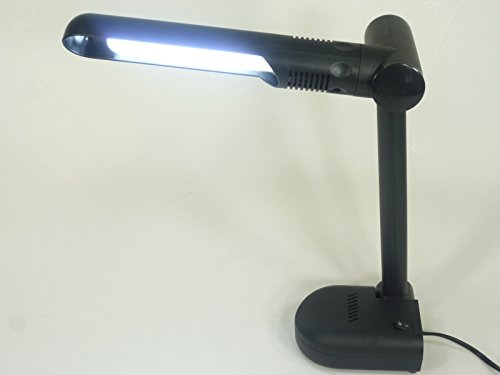 Praktische Schreibtischleuchte Billy Leuchtenkopf schwenkbar Tisch-Arbeits-Lampe (schwarz)