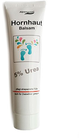 Alwag Hornhaut Pflege Balsam | mit 5% Urea | für strapazierte Füße | Inhalt: 100 ml