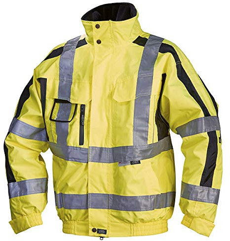 Warnschutzpilotenjacke KEFLAVIK, neongelb, Größe XXXL