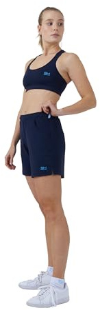 Sportkind Mädchen & Damen Tennis, Padel, Fitness, Bermuda Shorts mit Taschen, atmungsaktiv, UV-Schutz