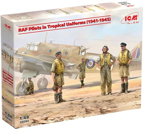 ICM Fitalldoit-Caps 1:48 - RAF-Piloten in tropischer Uniform (1941-45)
