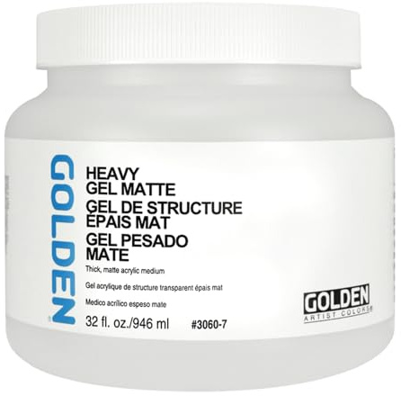 GOLDEN Artist Colors Heavy Gel Matte, 32 fl. oz. Jar